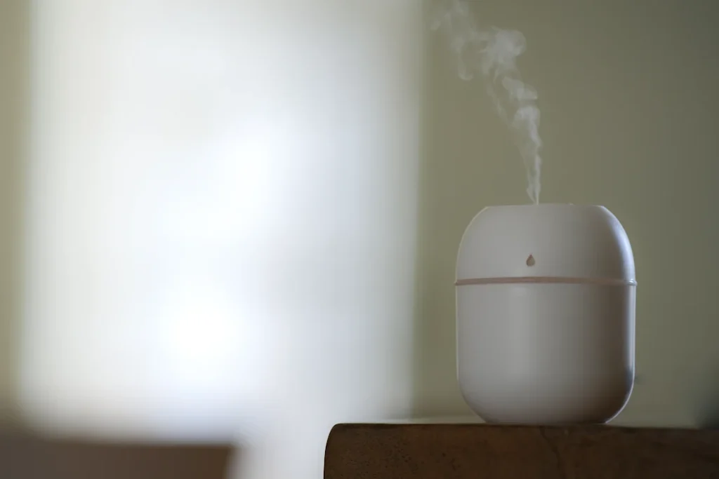 Umidificador de ar em ambiente