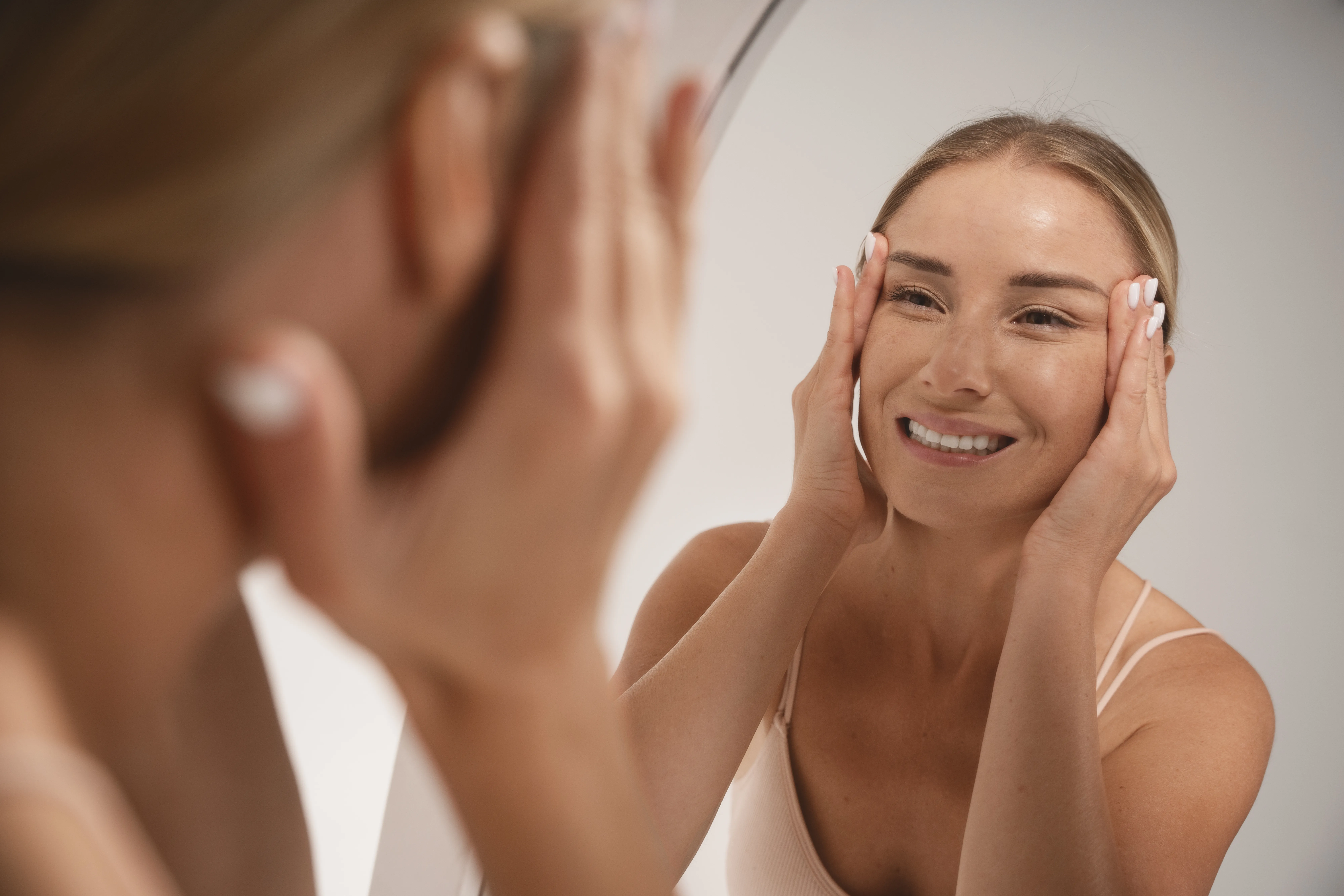 woman preparing cosmetic surgery